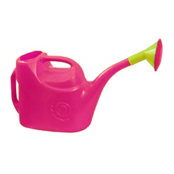 Лейка 12л с рассеивателем LISTOK розовая