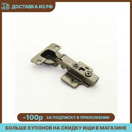 Петля накладная 62,5*35*1 бронза