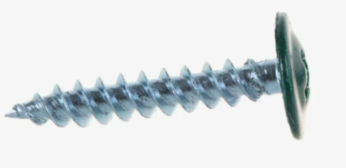 Саморез с прессшайбой остр. 4,2х25 зелен RAL6005