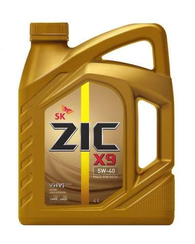 Автомасло ZIC X9 5W40 4л (синт) 100640