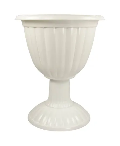 Горшок-вазон ЖАСМИН 18л коричн, белый