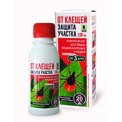 Защита участка от клещей ГРИН БЭЛТ 100мл