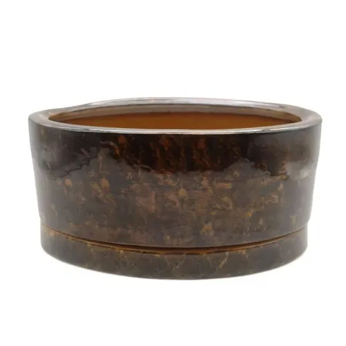 Кашпо пласт настен РОМАШКА 2,5л коричневый