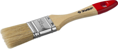 Кисть плоская ЗУБР 38мм МАСТЕР натур щетина 4-01003-038
