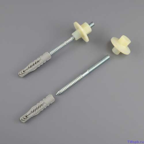 Крепление для умывальника (шпильки) с эксц. устан. шайбами