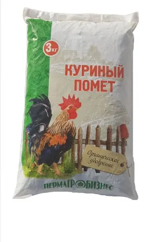 Куриный помет ПАБ 3кг удоб
