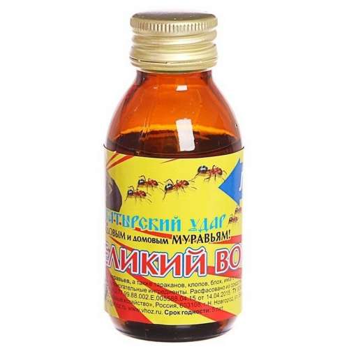 Лак от муравьев ВЕЛИКИЙ ВОИН ВХ 100мл т6378