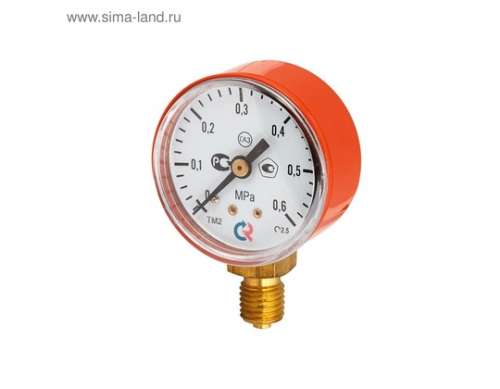 Манометр пропановый 0,6 МРА, уп.100 ПТЦ