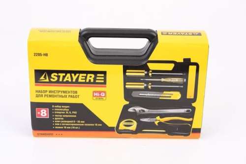 Набор инструментов STAYER "STANDART" 8 предм. 2205-Н8