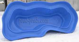 Пруд садовый декор. пластик 190л черный (1400х1050х450мм)