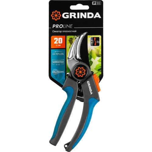 Секатор 210мм, рез до 25мм, цельнокованный G-5 GRINDA 423105
