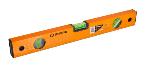 Уровень ВИХРЬ 400мм алюмин,фрезерованный 3 глазка 73/11/4/1