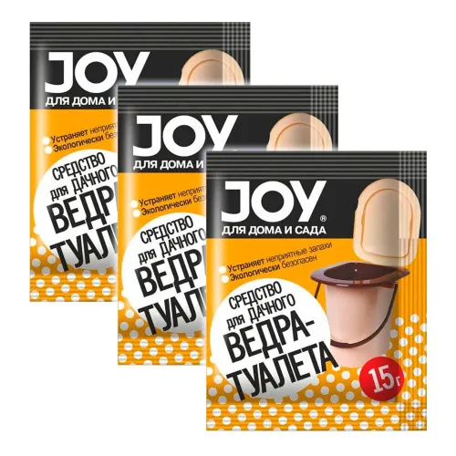Средство Джой для дачного ведра-туалета 15г.