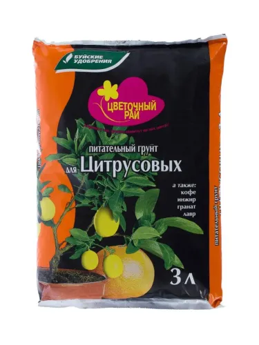 Грунт БХЗ Цветочный 3л