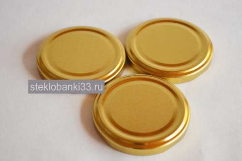 Крышка 27 винтовая ТВИСТ-ОФФ моно-цвет 70 золотая