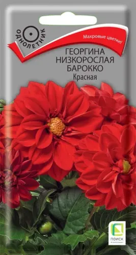 Георгина Барокко Красная низ. 0,1г