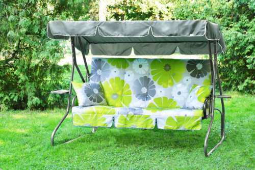 Качель садовая, регулируемая по высоте