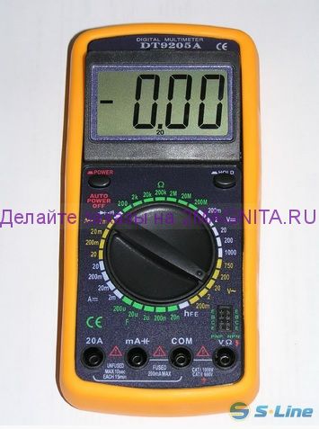 Мультиметр DT9205A
