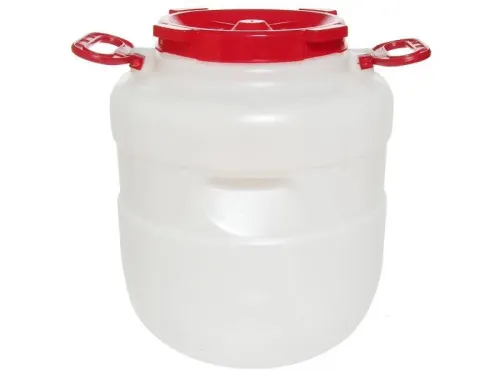 Бочка 30л  круглая белая d-250мм