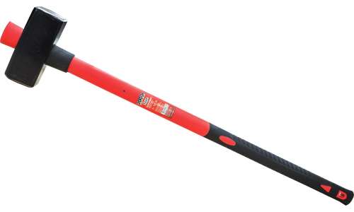 Кувалда  6кг фибер. ручка красная Хоз