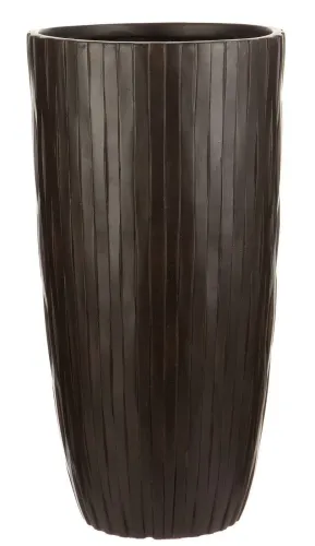 Горшок ЕВРОПА 11л коричневый с поддоном