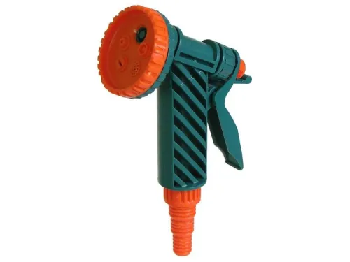 Душ-пистолет 3/4 с фиксатором и муфтой, 8 функций Д1809