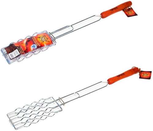 Решетка-гриль 58х22х22х4,5см хром. глубокая "Твой пикник"