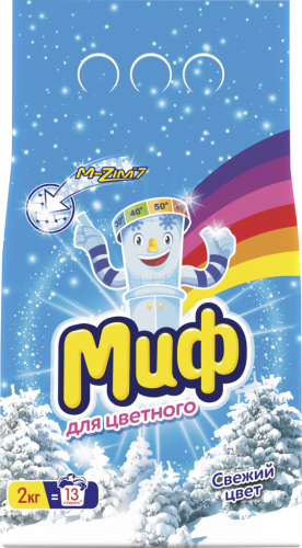 Порошок стиральный МИФ Свежий цвет авт. 2кг