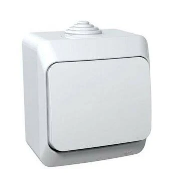 Выключатель 1-кл. СП BRITE ВС10-1-0-БрА 10А алюм. IEK