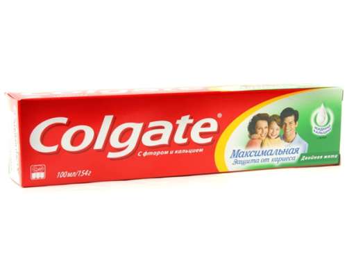 Зубная паста Colgate Макс. защита от кариеса Двойная мята 100мл