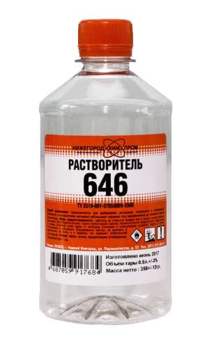 Растворитель  №646  10л канистра   (нефтехимик)
