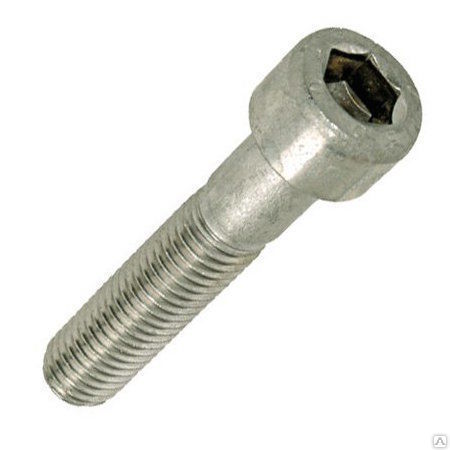 Винт с шестигр  6х45 DIN912 