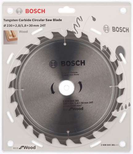 Диск BOSCH пильный по дереву 160х2.2 24зуб